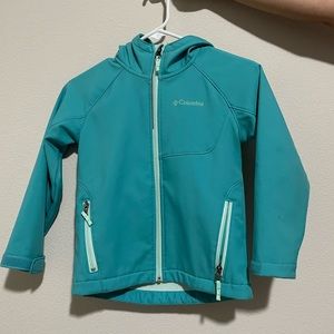 Teal Columbia Rain Jacket